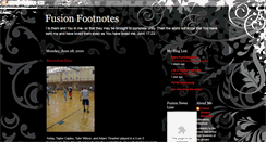 Desktop Screenshot of fusionfootnotes.blogspot.com