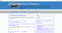 Desktop Screenshot of flygbolaget.blogspot.com