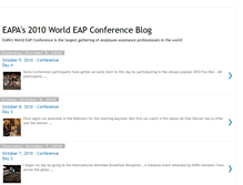 Tablet Screenshot of eapaconference2010.blogspot.com