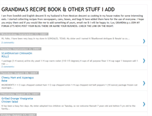 Tablet Screenshot of grandmasrecipebook.blogspot.com