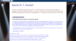 Desktop Screenshot of dsmundell.blogspot.com