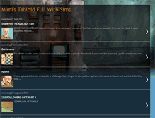 Tablet Screenshot of mimistabloidfullwithsims.blogspot.com