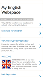 Mobile Screenshot of myenglishwebspace.blogspot.com