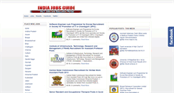 Desktop Screenshot of indiajobsguide.blogspot.com