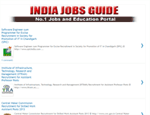 Tablet Screenshot of indiajobsguide.blogspot.com