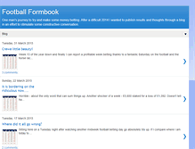 Tablet Screenshot of footballformbook.blogspot.com