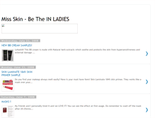 Tablet Screenshot of missskin.blogspot.com