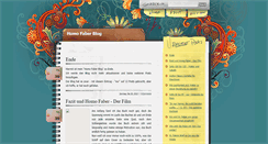 Desktop Screenshot of hfaberblog.blogspot.com