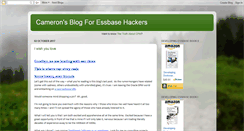 Desktop Screenshot of camerons-blog-for-essbase-hackers.blogspot.com