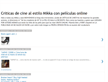 Tablet Screenshot of criticas-de-cine-al-estilo-mikka.blogspot.com