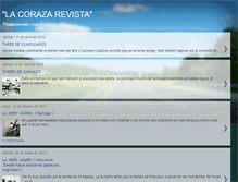 Tablet Screenshot of lacorazarevista.blogspot.com