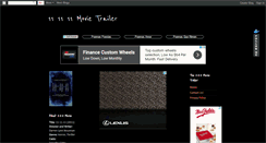 Desktop Screenshot of 111111movietrailer.blogspot.com