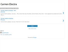 Tablet Screenshot of carmenelectrablogsxyu.blogspot.com
