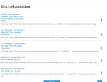 Tablet Screenshot of onlinesportation.blogspot.com