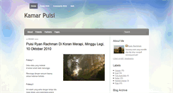 Desktop Screenshot of kamarpoeisi.blogspot.com