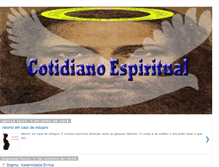 Tablet Screenshot of cotidianoespiritual.blogspot.com