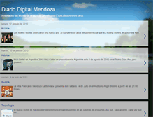 Tablet Screenshot of diariodigitalmendoza.blogspot.com