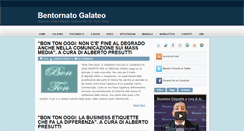 Desktop Screenshot of bentornatogalateo.blogspot.com