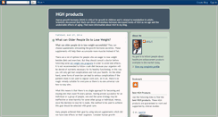 Desktop Screenshot of hghproducts.blogspot.com