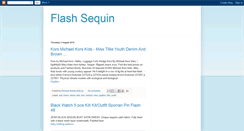 Desktop Screenshot of flashsequin.blogspot.com