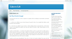 Desktop Screenshot of likentolife.blogspot.com