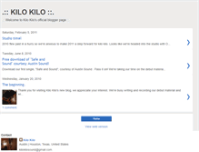 Tablet Screenshot of kilokilosound.blogspot.com