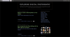Desktop Screenshot of exploringdigitalphotography.blogspot.com