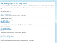 Tablet Screenshot of exploringdigitalphotography.blogspot.com