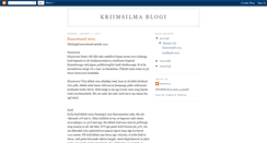 Desktop Screenshot of kriimsilmablogi.blogspot.com