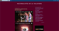 Desktop Screenshot of nacionalistesvalldigna.blogspot.com