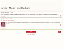 Tablet Screenshot of musicandmashups.blogspot.com