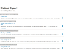 Tablet Screenshot of booleanboycott.blogspot.com