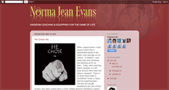 Desktop Screenshot of normajeanevans.blogspot.com