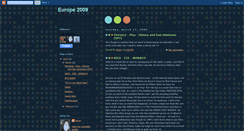 Desktop Screenshot of htchseurope2009.blogspot.com