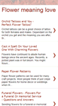 Mobile Screenshot of flowermeaninglove.blogspot.com