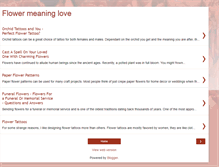 Tablet Screenshot of flowermeaninglove.blogspot.com