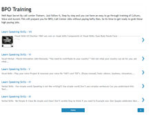 Tablet Screenshot of gettrainedforbpo.blogspot.com
