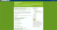 Desktop Screenshot of cybercheats.blogspot.com