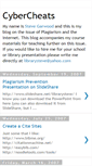 Mobile Screenshot of cybercheats.blogspot.com