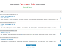 Tablet Screenshot of onlinesarkarinaukri.blogspot.com