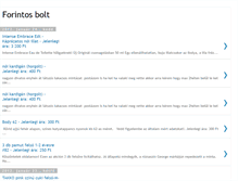 Tablet Screenshot of forintosbolt.blogspot.com