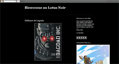Desktop Screenshot of lotusnoir-info.blogspot.com