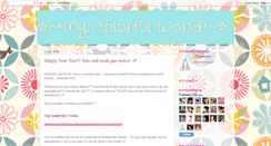 Desktop Screenshot of colorfulayu.blogspot.com