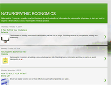 Tablet Screenshot of naturopathiceconomics.blogspot.com