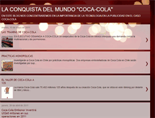 Tablet Screenshot of conquistacocacola.blogspot.com