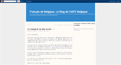 Desktop Screenshot of adfe-belgique.blogspot.com