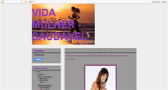 Desktop Screenshot of mania-vidamulher-saudavel.blogspot.com