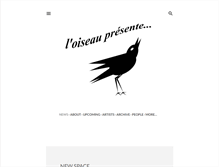 Tablet Screenshot of loiseaupresente.blogspot.com