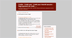 Desktop Screenshot of blogs-credits.blogspot.com