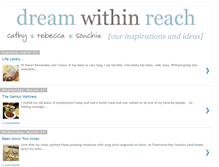 Tablet Screenshot of dreamwithinreach.blogspot.com